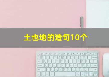 土也地的造句10个