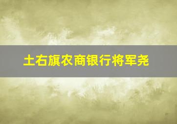 土右旗农商银行将军尧