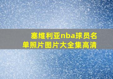 塞维利亚nba球员名单照片图片大全集高清