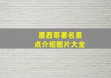 墨西哥著名景点介绍图片大全