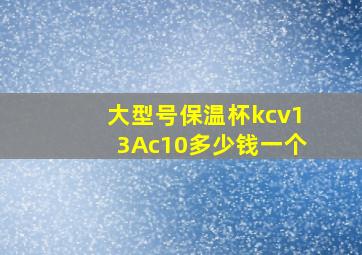 大型号保温杯kcv13Ac10多少钱一个