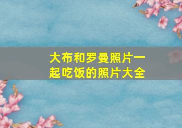 大布和罗曼照片一起吃饭的照片大全