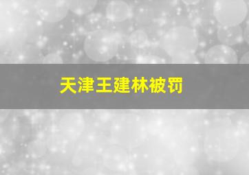 天津王建林被罚