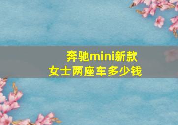 奔驰mini新款女士两座车多少钱