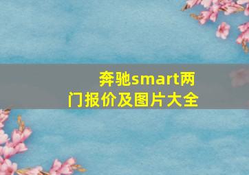 奔驰smart两门报价及图片大全