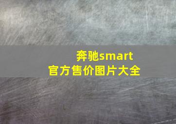 奔驰smart官方售价图片大全