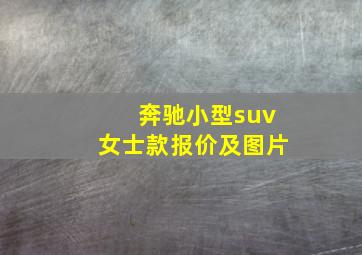 奔驰小型suv女士款报价及图片