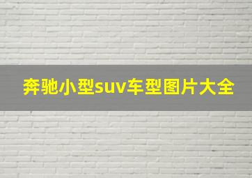 奔驰小型suv车型图片大全