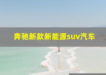 奔驰新款新能源suv汽车