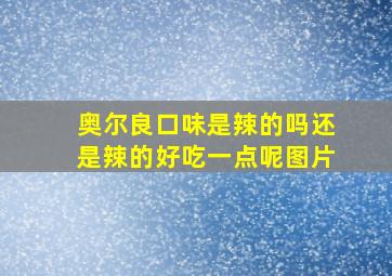 奥尔良口味是辣的吗还是辣的好吃一点呢图片