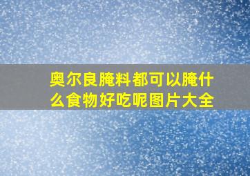 奥尔良腌料都可以腌什么食物好吃呢图片大全