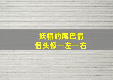 妖精的尾巴情侣头像一左一右