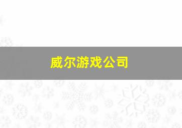 威尔游戏公司