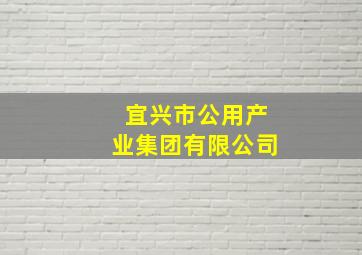 宜兴市公用产业集团有限公司