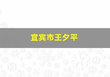 宜宾市王夕平