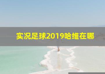 实况足球2019哈维在哪