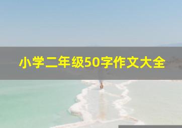 小学二年级50字作文大全