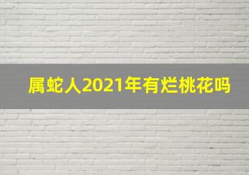 属蛇人2021年有烂桃花吗