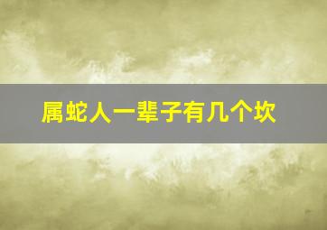 属蛇人一辈子有几个坎