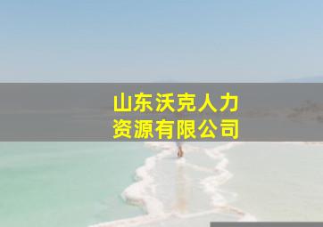 山东沃克人力资源有限公司