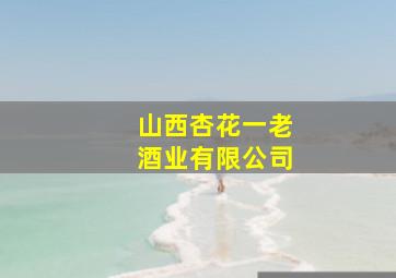 山西杏花一老酒业有限公司