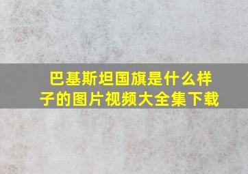 巴基斯坦国旗是什么样子的图片视频大全集下载