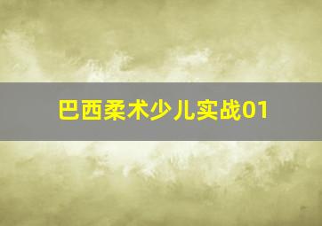 巴西柔术少儿实战01