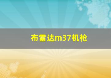 布雷达m37机枪