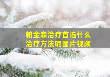 帕金森治疗首选什么治疗方法呢图片视频