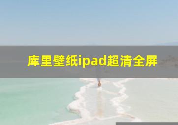 库里壁纸ipad超清全屏