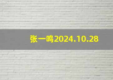 张一鸣2024.10.28