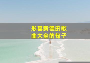 形容新疆的歌曲大全的句子