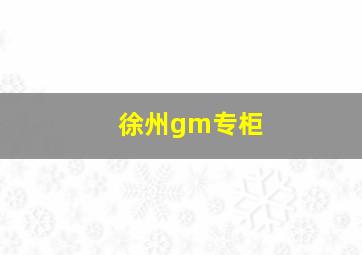 徐州gm专柜