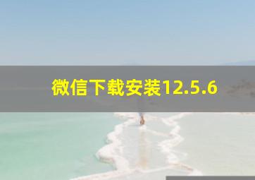 微信下载安装12.5.6