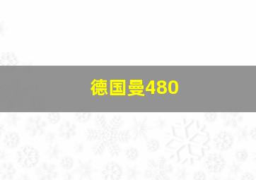 德国曼480