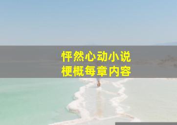 怦然心动小说梗概每章内容