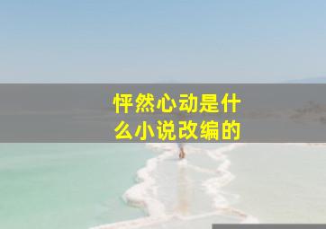 怦然心动是什么小说改编的