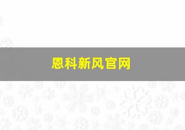 恩科新风官网