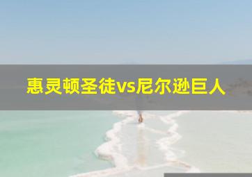 惠灵顿圣徒vs尼尔逊巨人