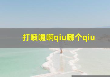 打喷嚏啊qiu哪个qiu