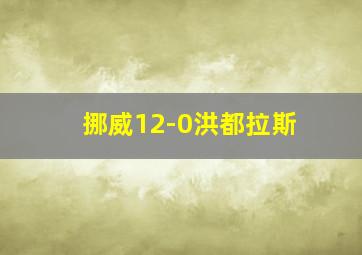 挪威12-0洪都拉斯