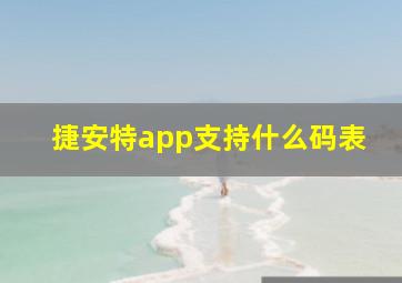 捷安特app支持什么码表