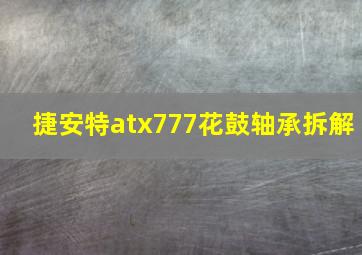 捷安特atx777花鼓轴承拆解