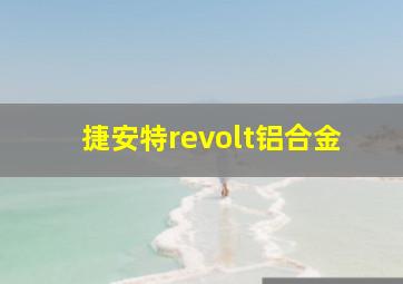 捷安特revolt铝合金