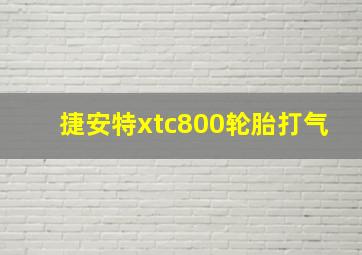 捷安特xtc800轮胎打气