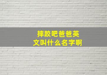 摔跤吧爸爸英文叫什么名字啊