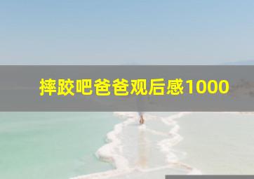 摔跤吧爸爸观后感1000