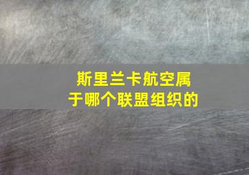 斯里兰卡航空属于哪个联盟组织的