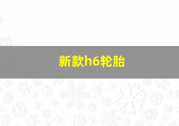 新款h6轮胎