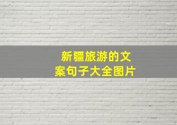 新疆旅游的文案句子大全图片